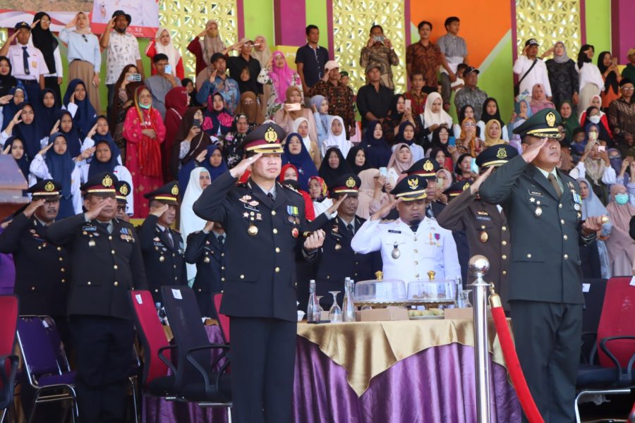 Kapolres Enrekang Hadiri Upacara Peringatan HUT RI ke 78