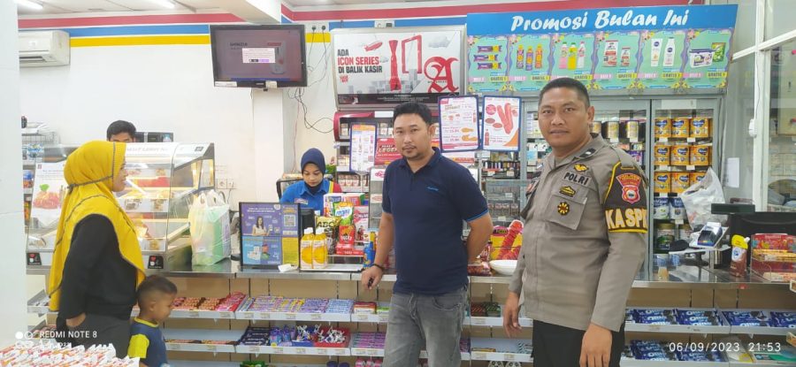 Ciptakan Situasi Kondusif diwilayah Hukum Polsek Bungoro, KA SPK Aipda Agung Sasar Sejumlah Mini market