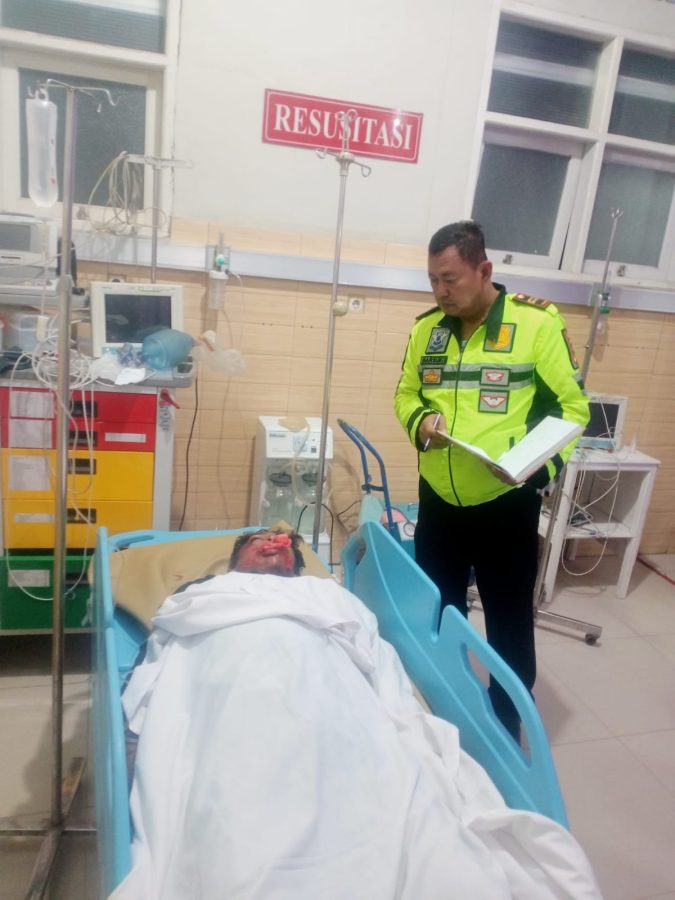 Sat Lantas Polres Toraja Utara Tangani Laka Lantas Di Japal Yang Mengakibtkan 1 Orang Meninggal Dunia