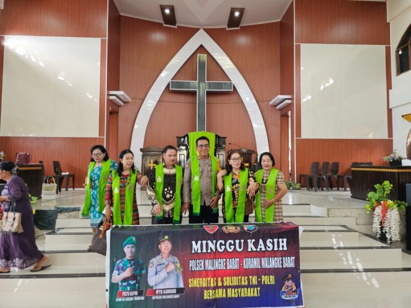 Momen Minggu Kasih: Kapolsek Malangke Barat Sambangi Gereja Ebenhaezer untuk Edukasi dan Keterlibatan Komunitas