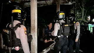 Wujudkan Kamtibmas Kondusif, Sat Samapta Polres Sinjai Intens Gelar Patroli Malam