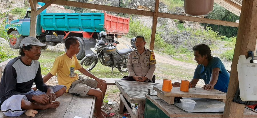 Sambang DDS Warga Binaannya Bhabinkamtibmas Polsek balocci Berikan Himbauan Kamtibmas