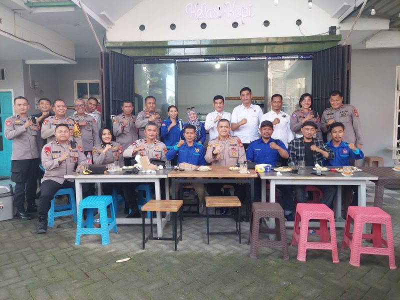 Perkuat Kemitraan, Polres Gowa dan KSPSI Kabupaten Gowa Gelar Coffee Morning