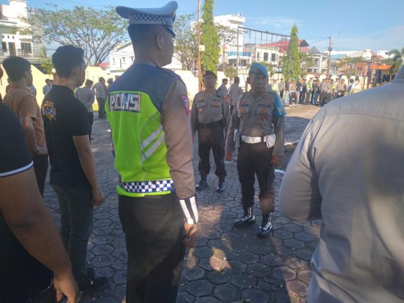 Siaga Bencana : Polres Pinrang Gelar Apel Siaga Bencana