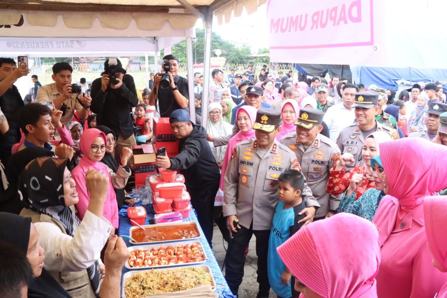 Kapolres Sidrap Hadirkan Posko Trauma Healing, Dapur Umum dan Pelayanan Kesehatan Untuk Masyarakat Terdampak Bencana
