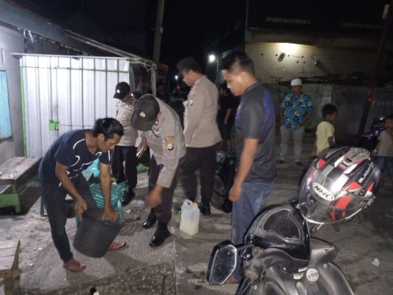 Respon Dumas Polsek Ujung, Amankan Sejumlah Penikmat Miras Di Labukkang