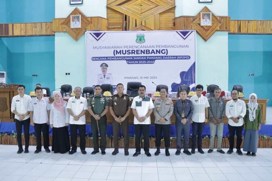 Kapolres Pinrang Hadiri Musrenbang RPJPD Tahun 2025 – 2045
