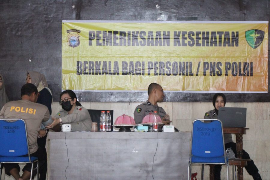 177 Personil Polres Parepare Jalani Pemeriksaan Kesehatan Berkala dari Biddokkes Polda Sulsel