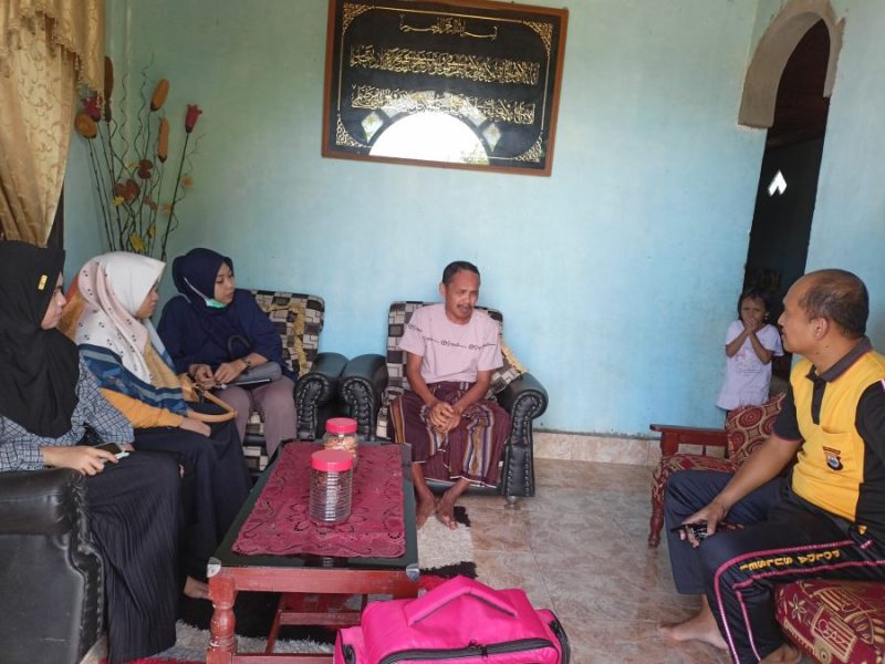 Dukung Penyembuhan, Polres Sidrap Adakan Home Visit untuk Personil yang Sakit