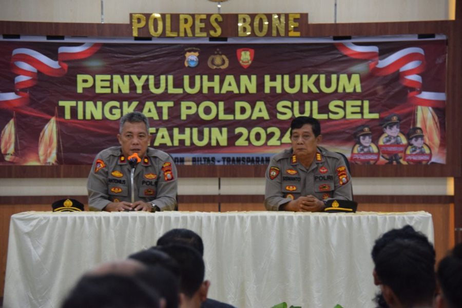 Kasubsiluhkum Sikum Polres Bone Wakili Polres Bone dalam Lomba Penyuluhan Hukum Tingkat Polda Sulsel