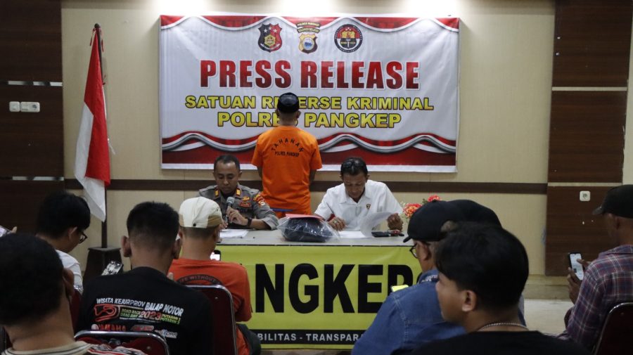 Polres Pangkep Ungkap Kasus Curanmor dan Berhasil Amankan Pelakunya