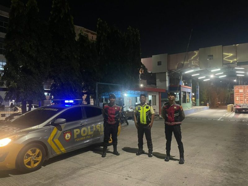 Hadirkan Kamtibmas Kondusif, Satsamapta Polres Pela Pelabuhan Makassar Gencar lakukan Patroli Malam