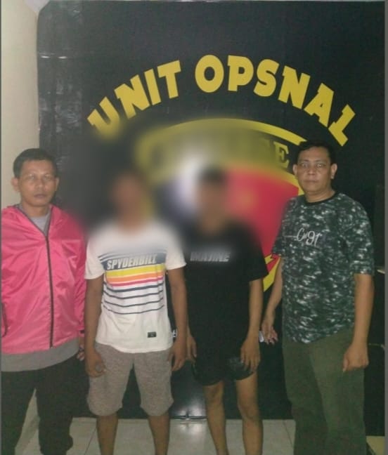 Unit Reskrim Polsek Wara Polres Palopo dipimpin Kanit Opsnal, Ipda Jumaing mengamankan JH (23) dan HK (20) atas kasus penganiayaan