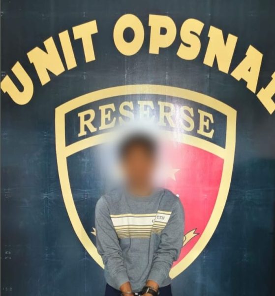 Unit Reskrim Polsek Wara Polres Palopo mengamankan seorang terduga Pelaku penganiayaan yang terjadi di Jalan K.H.M Razak Kel. Pajalesang Kec. Wara kota Palopo