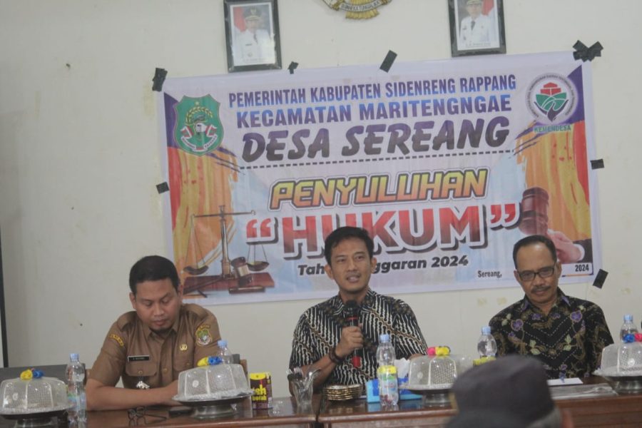 KBO Satnarkoba Polres Sidrap Beri Penyuluhan Hukum Tentang Narkoba ke Masyarakat Sereang