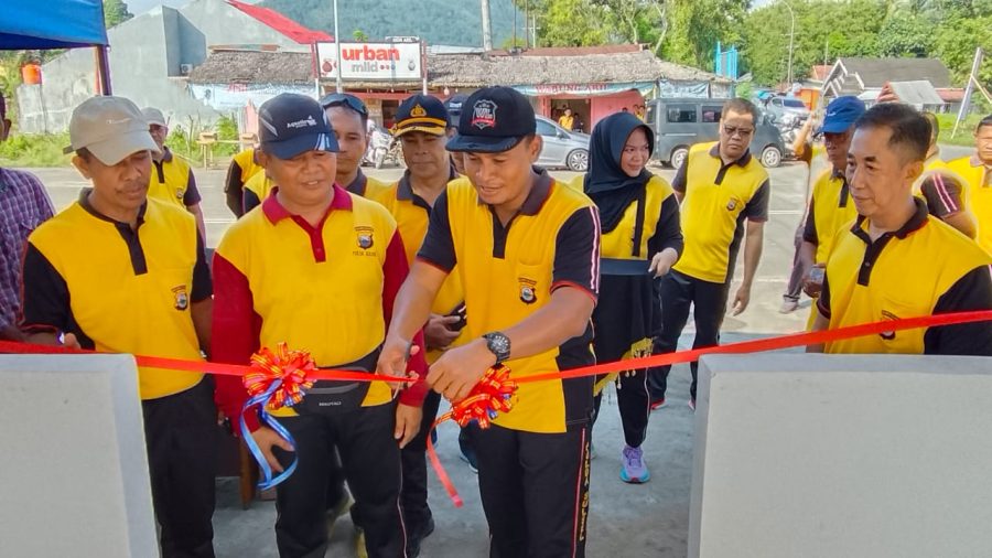 Polres Palopo meresmikan Pos Lantas Presisi yang berada di Sirkuit Ratona Motor Sport