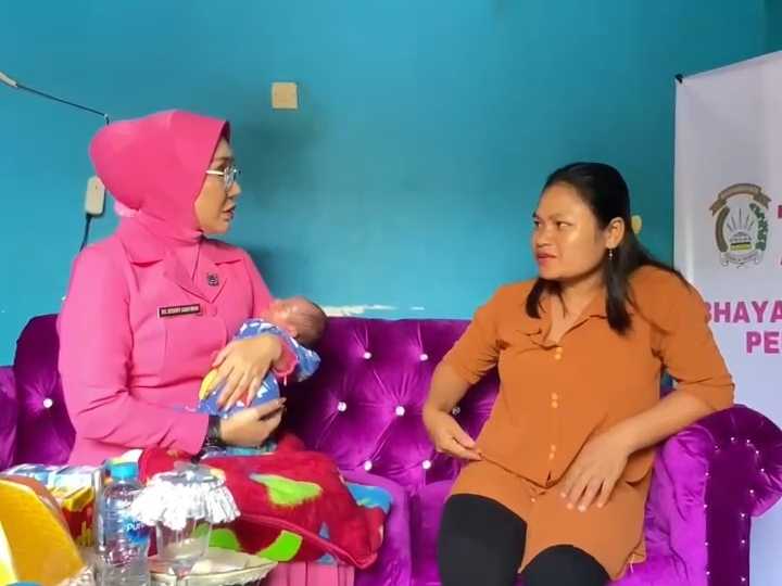 Ketua Bhayangkari Daerah Sulsel Kunjungi BHARADAKSA, Bayi yang Lahir Pasca Ibunya Dievakuasi Kapolda Sulsel