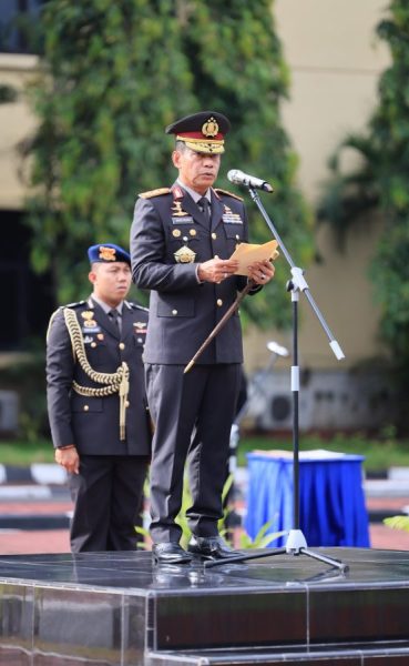 Kapolda Sulsel Pimpin Upacara Pengibaran Bendera Merah Putih dalam rangka Hari Lahir Pancasila Tahun 2024 Segarnisun Polri