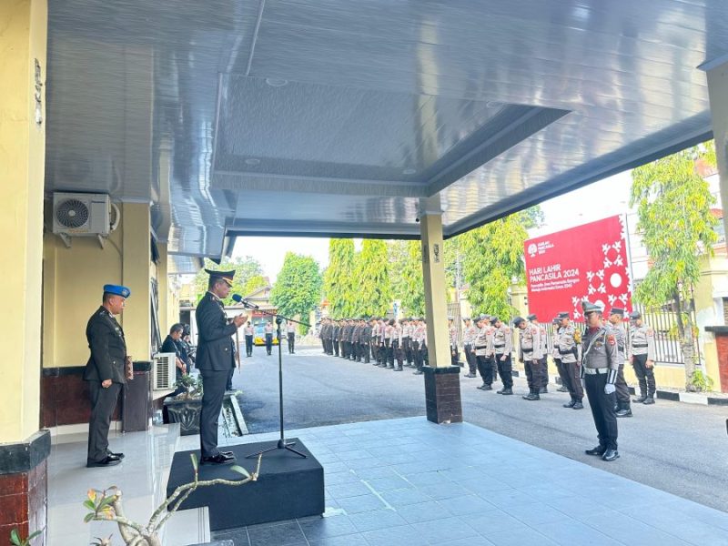 Kapolres Parepare Pimpin Upacara Hari Lahir Pancasila yang jatuh pada 1 Juni