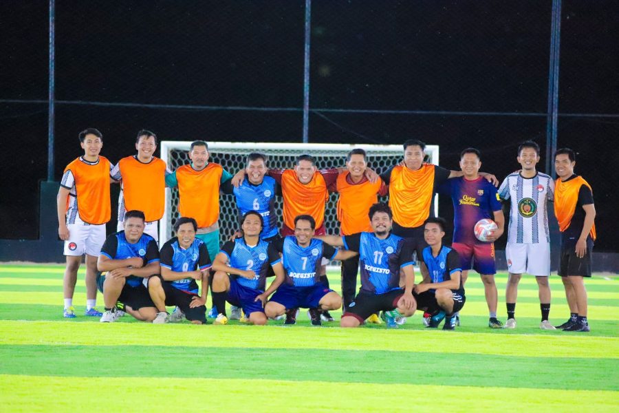 Wujud Kekompakan Dengan Media,Polres Sidrap Gelar Pertandingan Eksibisi Mini Soccer
