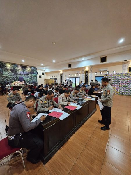 Bagian Psikologi Biro SDM Polda Sulsel Gelar Pemeriksaan Psikologi bagi Personil Polres dijajaaran Polda Sulsel