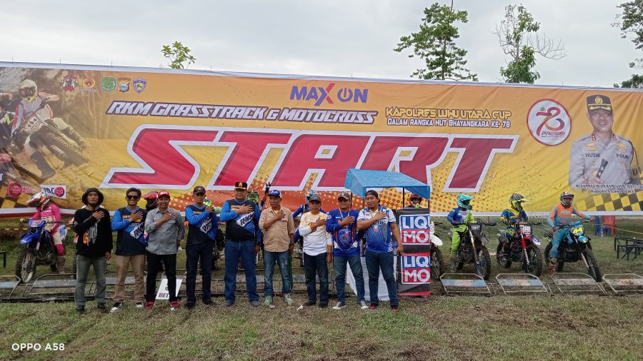 *SAMBUT HUT BHAYANGKARA KE 78,GRASTRACK DAN MOTORCROSS  KAPOLRES LUWU UTARA CUP 2024 RESMI DIBUKA*