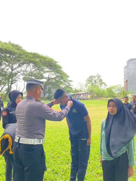 *Personel Satlantas Polres Bone Buka Giat Perekrutan Pengurus PKS Tingkat SLTA*