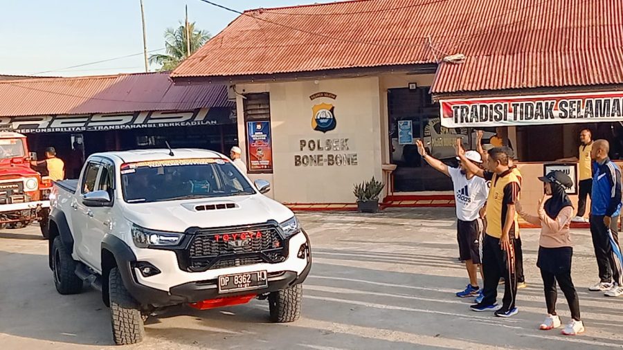 *Bupati  Indah Lepas Peserta Offroad Menuju Palu dalam Rangka Memperingati HUT Bhayangkara Ke-78*