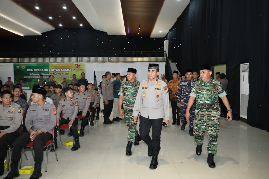 Kapolda Sulsel Hadiri Doa Bersama Lintas Agama dalam rangka Hari Bhayangkara Tahun 2024