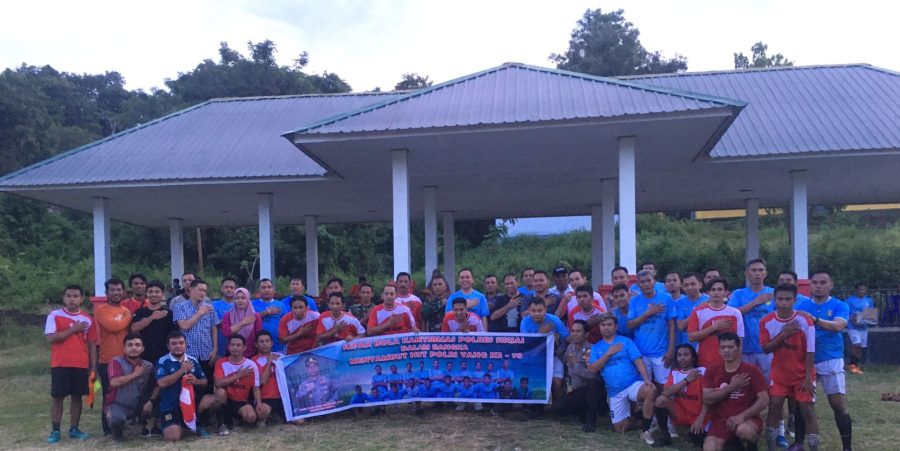 Sambut Hari Bhayangkara Ke-78, Tour Sepak Bola Kamtibmas Polres Sinjai Pererat Hubungan dengan Masyarakat