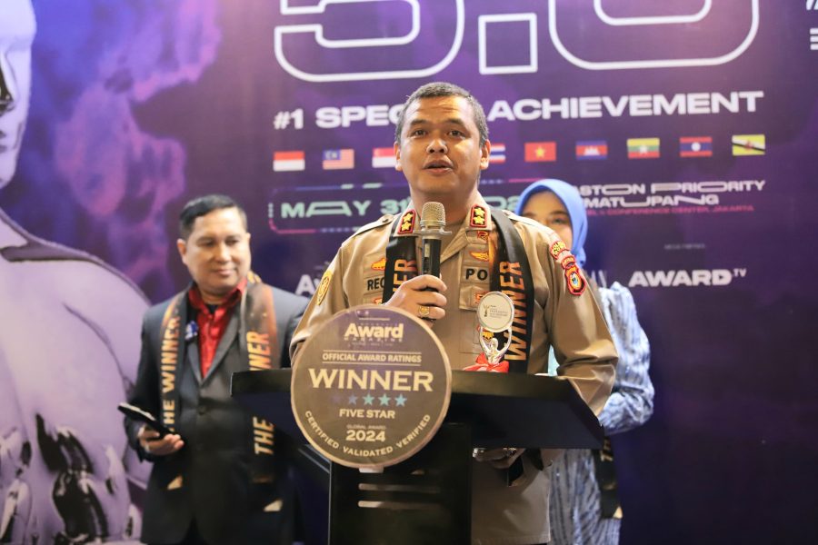 Kapolres Gowa Raih Penghargaan Bergengsi Tingkat Asia