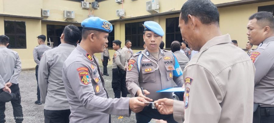 Sie Propam Polres Soppeng Melaksanakan Giat Gaktiplin