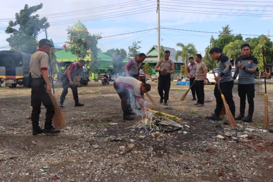 Rasa syukur diungkapkan oleh pengurus Masjid Agung Syekh Abdul Gani dengan kegiatan kurve bakti religi Polres Bantaeng