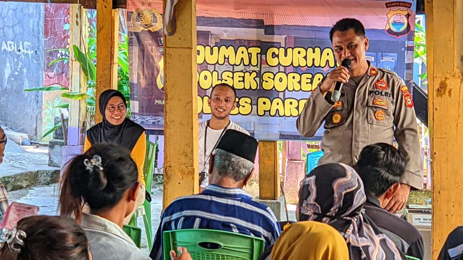 Lakukan Jumat Curhat Di Jl. Lorong Pertamina, Kapolsek Soreang Terima Aduan Ini !!!