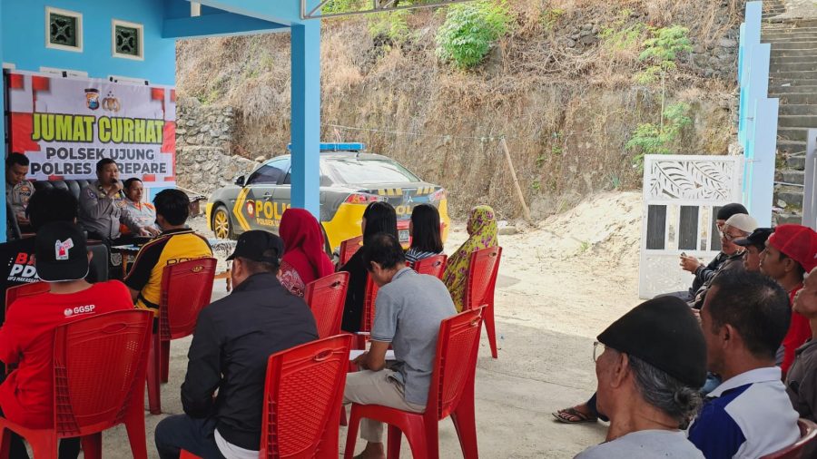 Polsek Ujung Langsung Tindak Lanjuti Keluhan Masyarakat Pada Program Jumat Curhat