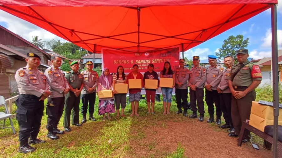 Rangkaian Peringatan Hari Bhayangkara Ke-78, Polres Toraja Utara Resmikan Sumur Bor dan Berikan Bansos untuk Masyarakat