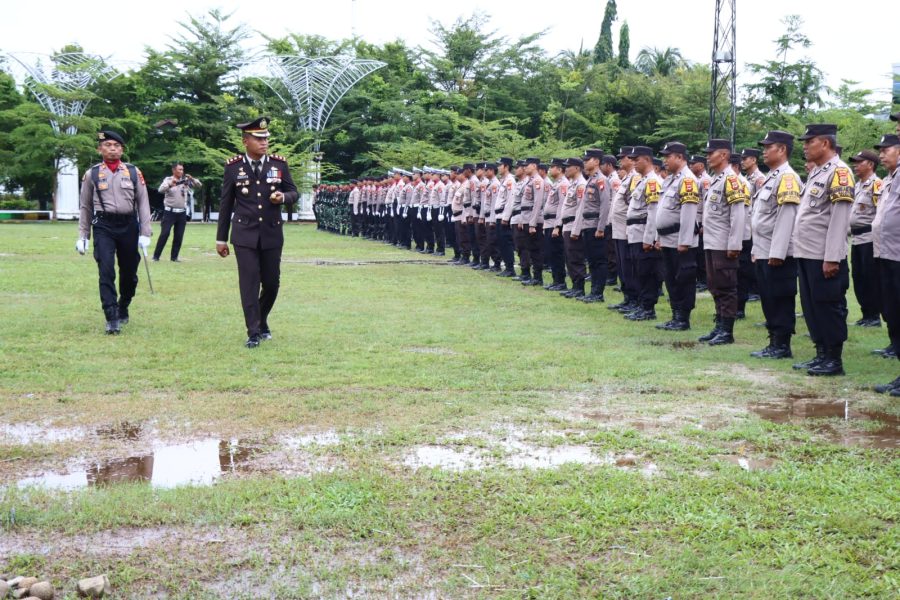 Peringati hari puncak HUT Bhayangkara ke-78, Polres Palopo laksanakan upacara di Lapangan Pancasila