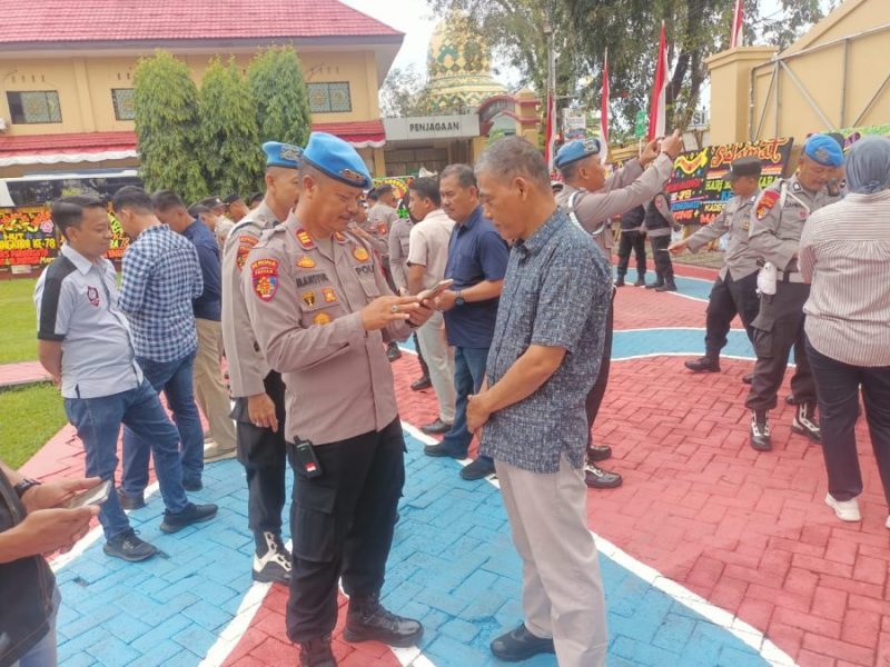 Marak Judi Online, Propam Polres Maros Sidak Ponsel Anggota