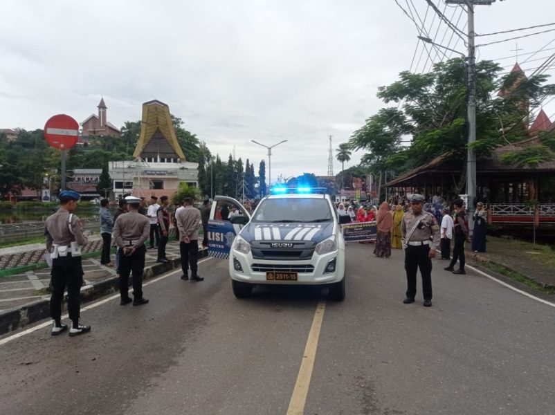 *Jamin Keamanan Dan Kelancaran, Polres Tator Amankan Tabligh Akbar Tahun baru Islam 1 Muharram 1446 H*