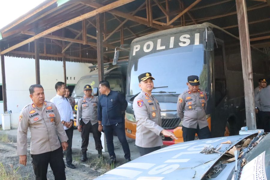 Perawatan Inventaris: AKBP Fantry Taherong Teliti Kondisi Randis Polres Sidrap
