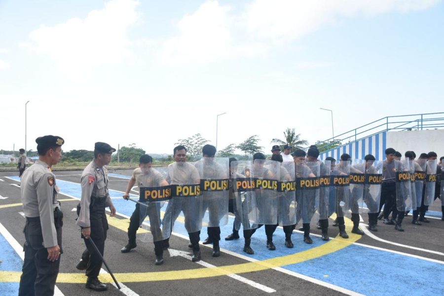 Siap Amankan Pilkada, Polres Bulukumba Gelar Latihan Dalmas