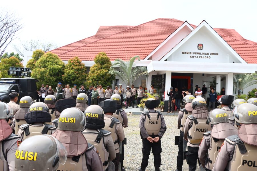 Polres Palopo Gelar Simulasi Sispamkota Untuk Pengamanan Pilkada