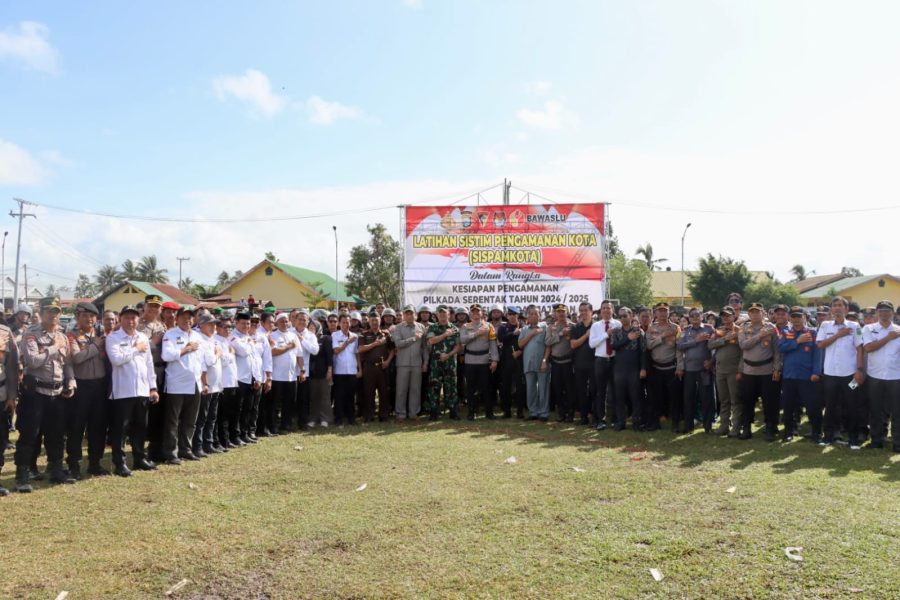 Gelar Simulasi Sispam Kota, Kapolres: Kami Siap Jaga Keamanan Pilkada Sidrap 2024