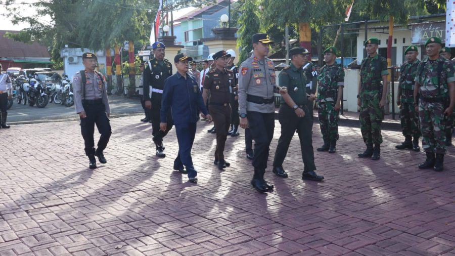 Polres Bantaeng menggelar Apel Gelar Pasukan Operasi Mantap Praja Pallawa 2024