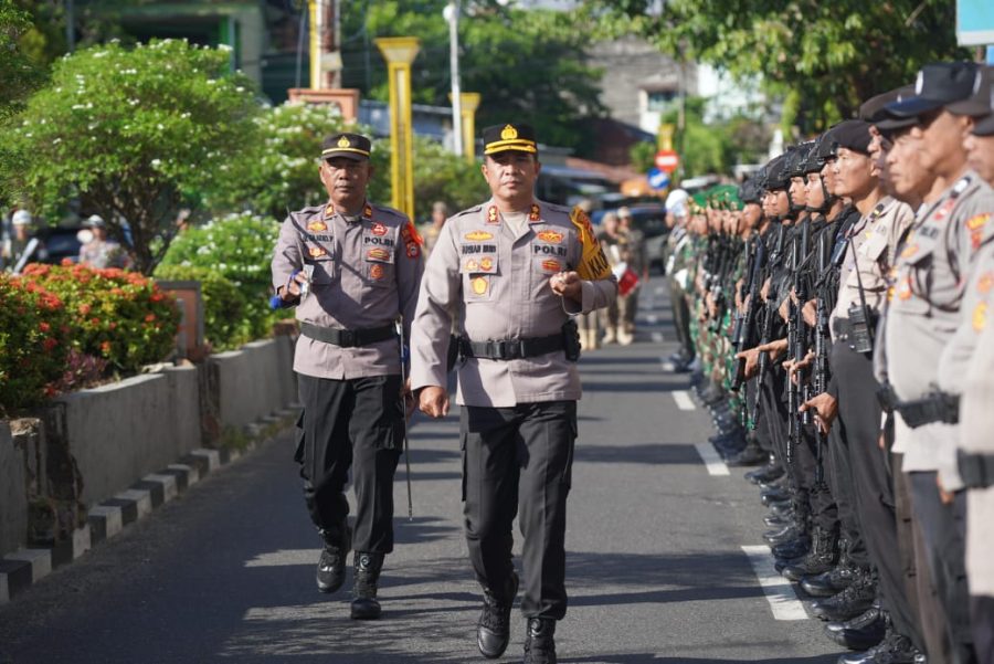 Apel Gelar Pasukan Operasi Mantap Praja Pallawa 2024, Polres Parepare Bersama Instansi Terkait Siap Amankan Pemilukada 2024