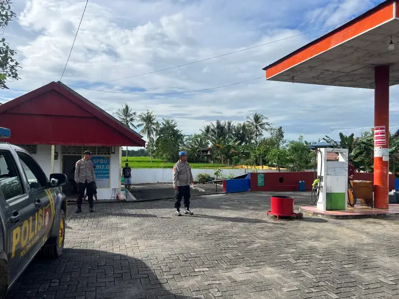Patroli Dialogis KRYD Polsek Maiwa Untuk Cegah Gangguan Kamtibmas di Objek Vital