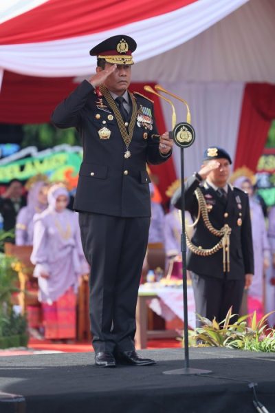 Kapolda Sulsel Pimpin Upacara Hari Bhayangkara Ke-78