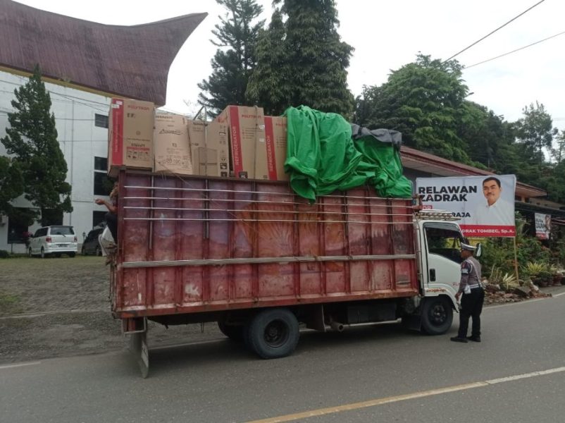 Satuan Lantas Polres Tator Himbau Dan Tindak Tegas Truk Odol