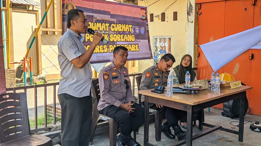 Hajatan Yang Disertai Musik Keras Dan Melewati Batas Waktu Jadi Sorotan Warga Di Jumat Curhat Polsek Soreang