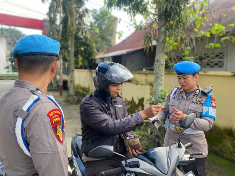 Operasi Patuh 2024, Propam Polres Tana Toraja Lakukan Pemeriksaan Internal